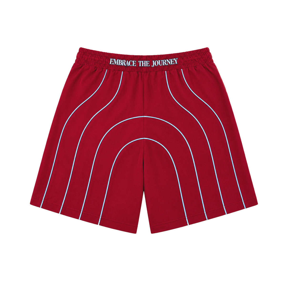Expedition Mens 3M Reflective Piping Nylon Shorts EXWSS26219 Red
