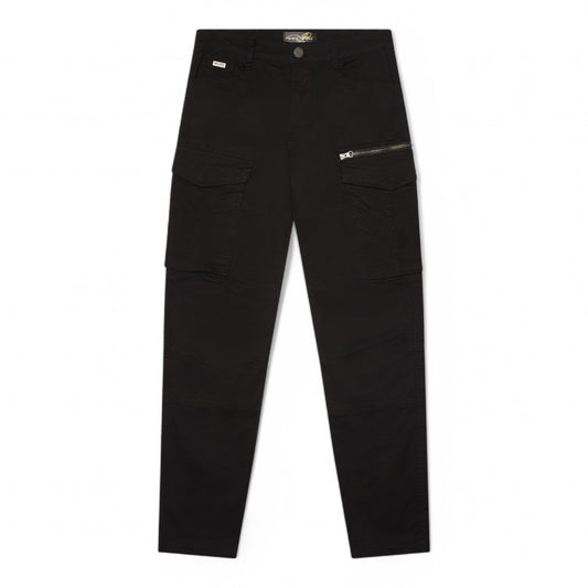 Premium Milano Mens Naples Cargo Pants KH0927 Black
