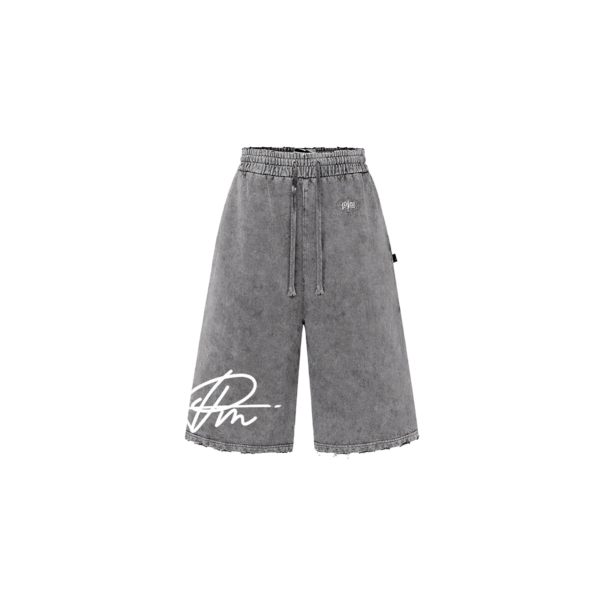 Premium Milano Mens Skater Denim Shorts PMDS26906 Grey
