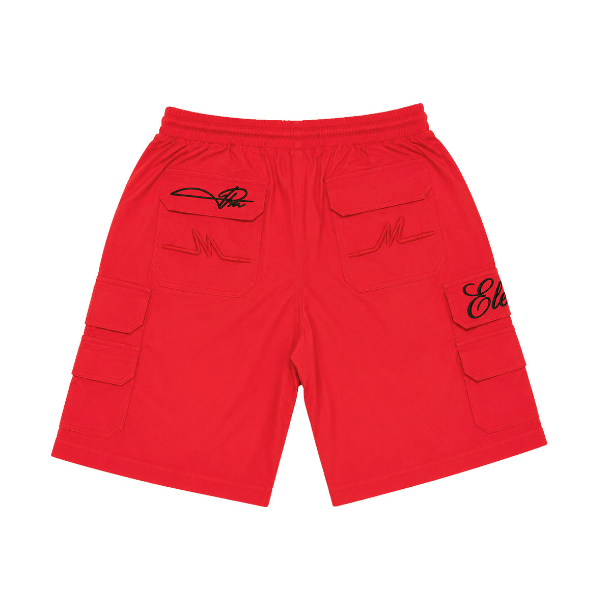 Premium Milano Mens Elevata Nylon Shorts PMNS26972 Red