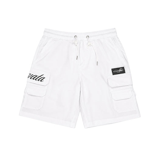 Premium Milano Mens Elevata Nylon Shorts PMNS26972 White