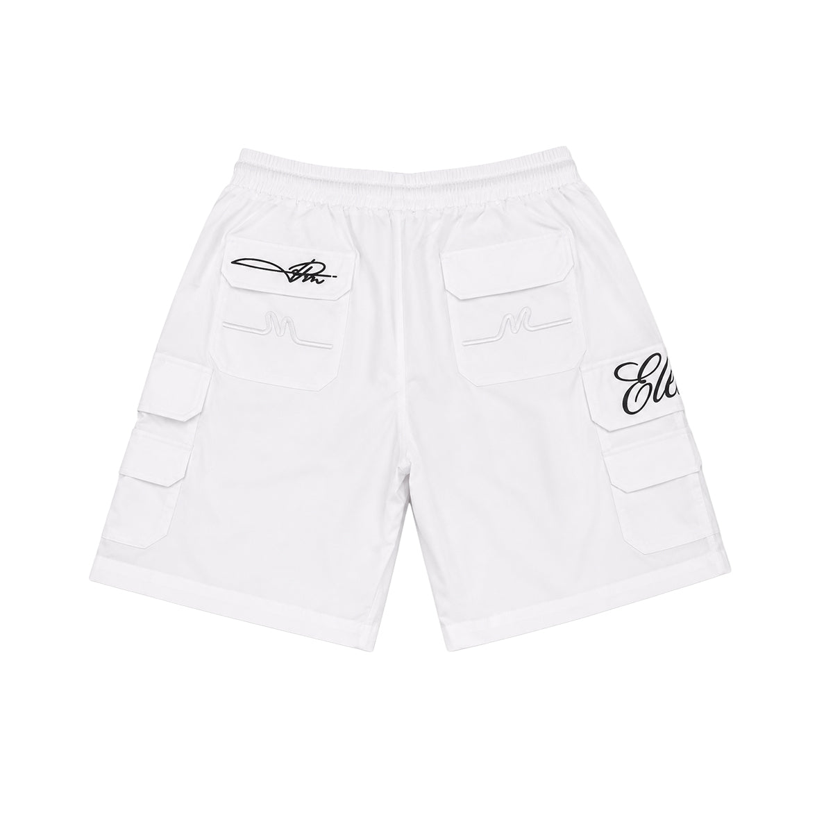 Premium Milano Mens Elevata Nylon Shorts PMNS26972 White