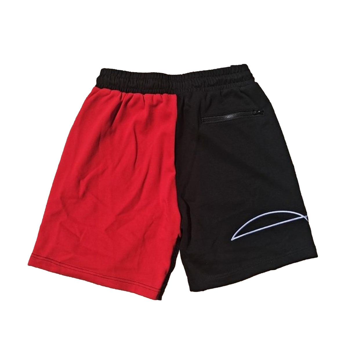Premium Milano Mens Striped Panel Trunk Shorts PMTS26917 Black/Red