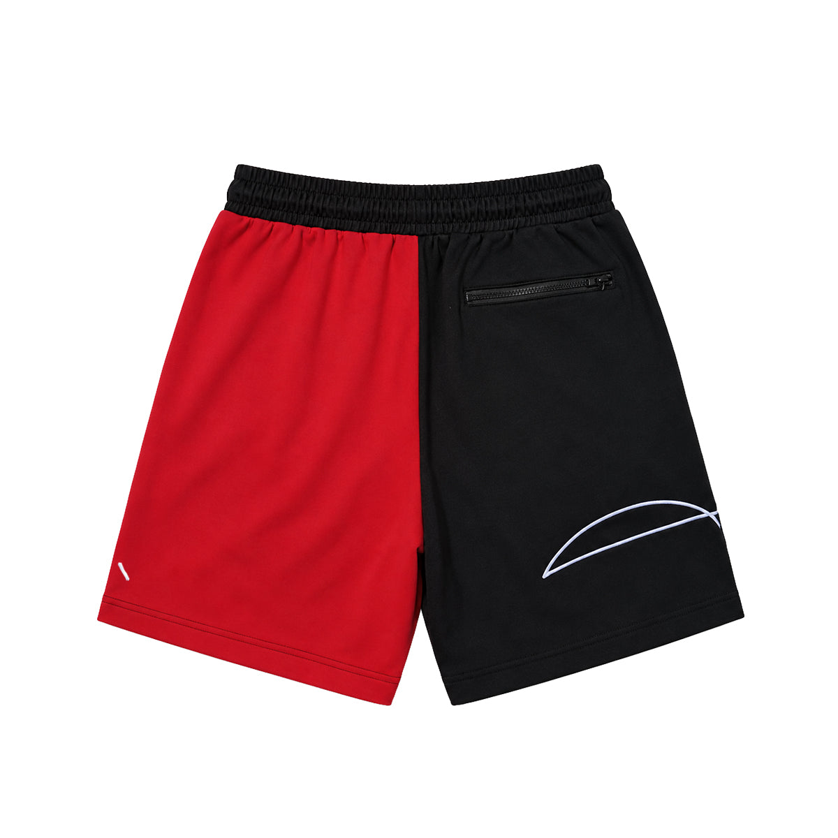 Premium Milano Mens Striped Panel Trunk Shorts PMTS26917 Black/Red