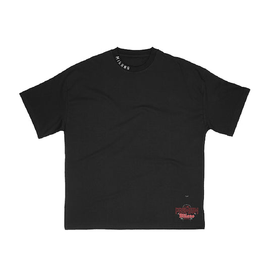 Premium Milano Mens Regal Tee Crew Neck T-Shirt S25331-02 Black