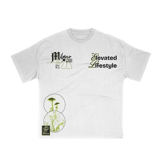 Premium Milano Mens Elevated Lifestyle Crew Neck T-Shirt S25331-14 White