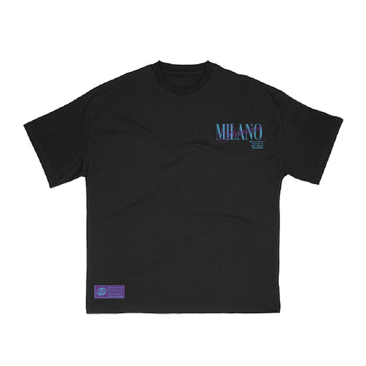Premium Milano Mens Premium 8-Ball Crew Neck T-Shirt S25331-23 Black