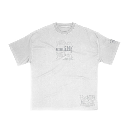 Premium Milano Mens Guardian Angel Crew Neck T-Shirt S25415-20 White