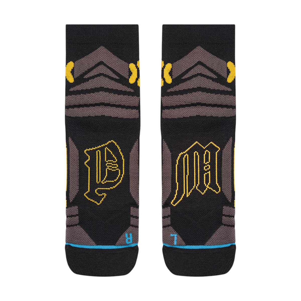 Premium Milano Mens ANBLK Socks SXPM1897 Black/Gold