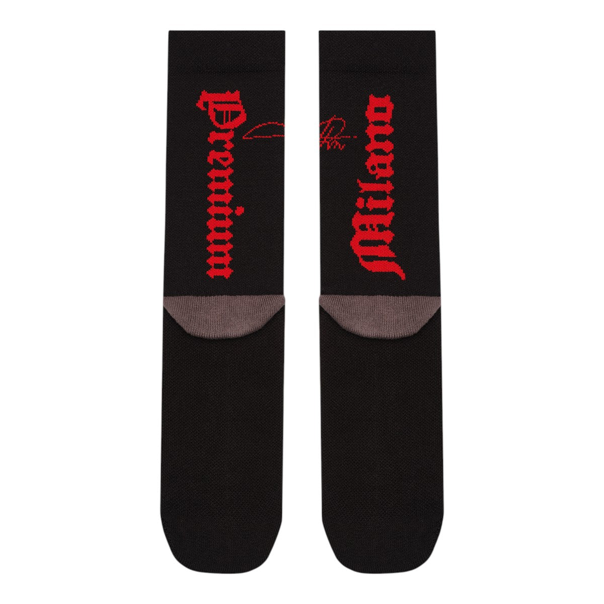 Premium Milano Mens Tube Socks SXPM1963 Black/Red